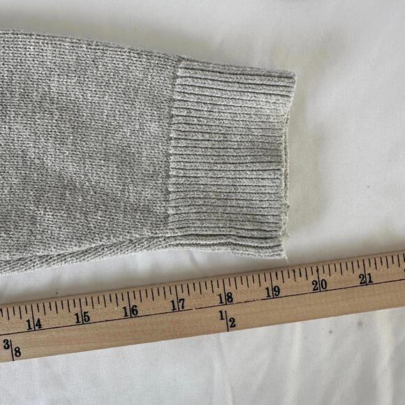 Banana Republic Men's Gray Knit Sweater with Button Placket - Large - Picture 5 of 7